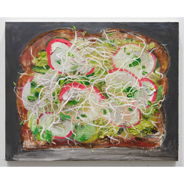 Avocado Toast with Sprouts and Radish