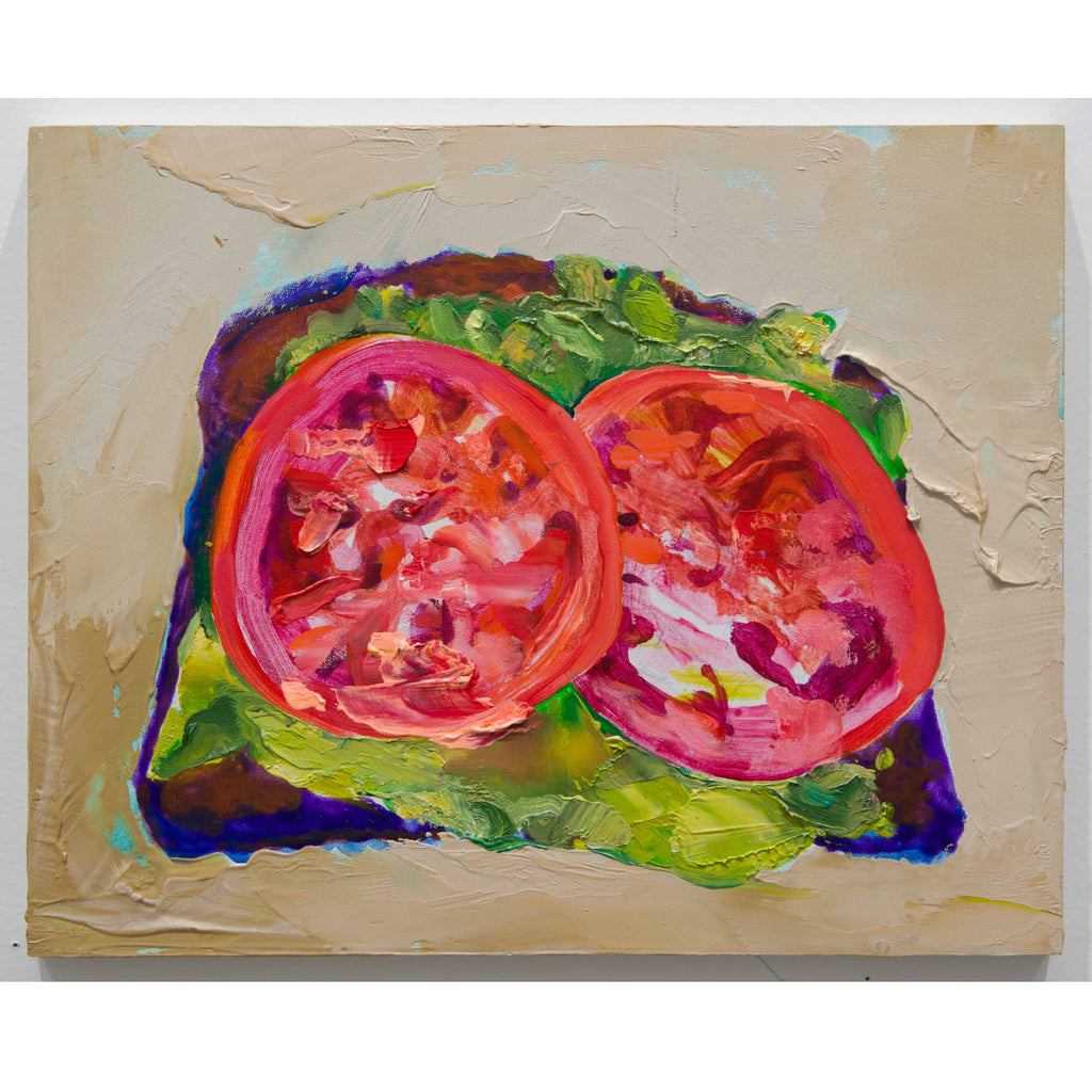 Avocado Toast with Tomato Slices